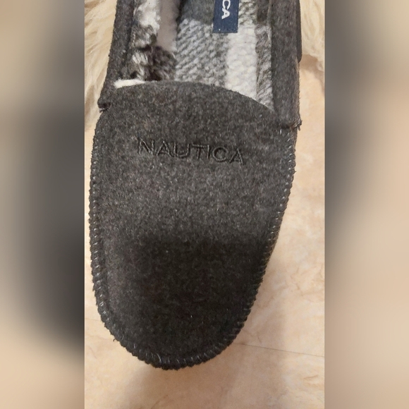 Nautica men winter slippers nwot size 7/8 - Picture 5 of 5